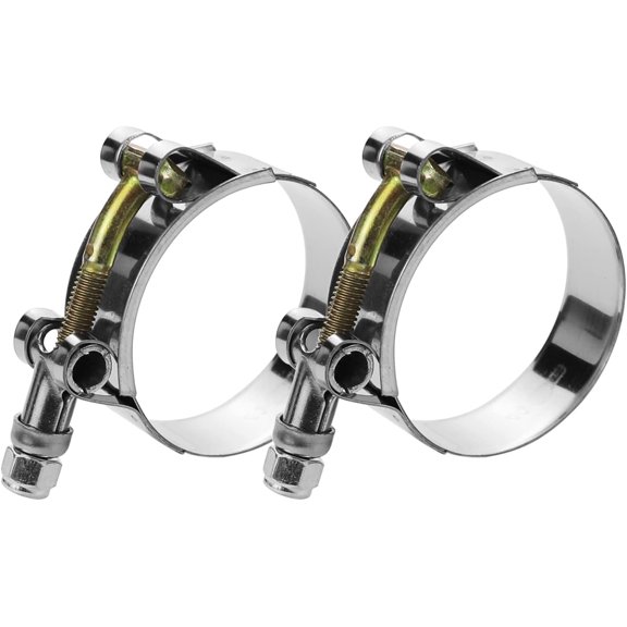 2 Pack 3.25" T-Bolt GANGZI Clamps, 304 Stainless Steel Turbo Intake Clamp, Working Range 3.50"-3.82"(89-97mm) for 3.25" I.D. GANGZI with 5mm Wall Thickness.(Measure your hose O.D. before buying)