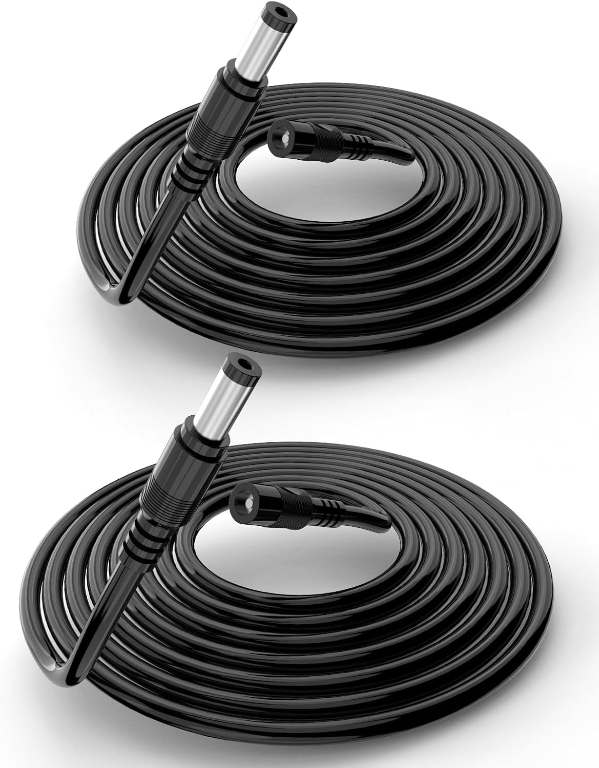 2 Pack 3.3FT 1M DC Power Extension Cable 5.5 mm x 2.1 mm 5521 Male to ...