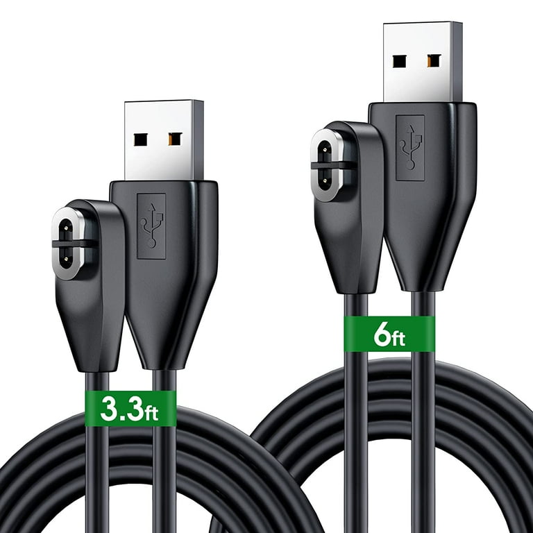 2 Pack 3.3Ft 6Ft Magnetic Charging Cable for Aftershokz Headphones Aeropex Opencomm Shokz Openrun Openrun Pro As800 Walmart
