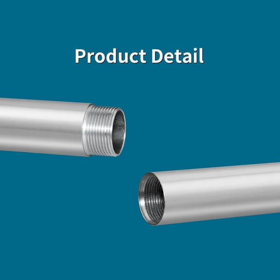 2-Pack 3/4"X30" Heavy Duty Metal Pipe with stardard NPT 3/4" thread Fit for Pipe Clamps$$Tools & Hardware Other