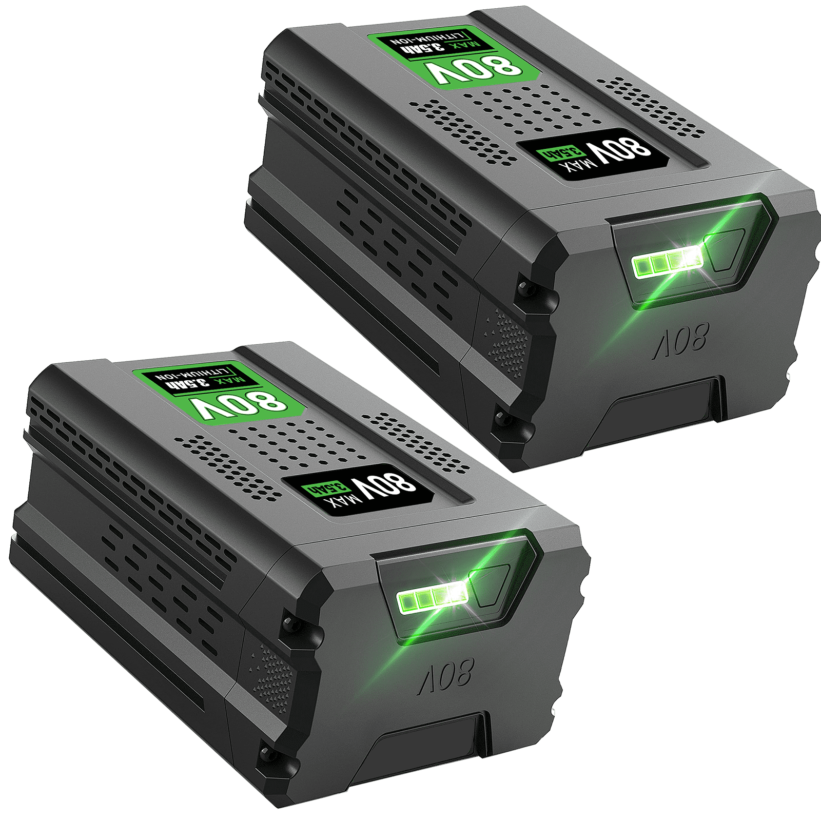 Upgraded 3.5Ah Replacement Battery For Greenworks 80V – Compatible With GBA80150, GBA80200, GBA80250, GBA80300, GBA80400 – 280W, IPX4 Waterproof