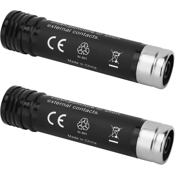 2-Pack 3.6V 3600mAh Replacement Batteries for Black and Decker 3.6v Battery Ni-Mh Gold VP100 VP100C VP105 VP105C VP110 VP110C VP143 Vp142 Vp7240 Model Power Tools 2PACK