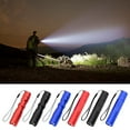 thumbnail image 1 of 2 Pack 3.7'' Mini Flashlight, Strong Light Flashlight, Super Bright LED Flashlight, Household Pocket Flashlight, with 2 Ropes, Home Gifts for Kids Adults, 1 of 4