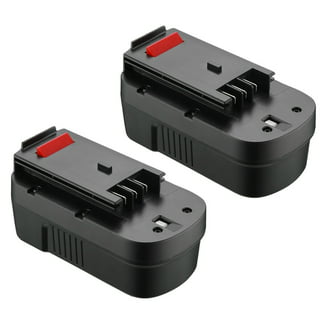 18V Battery & Charger 4.0Ah Hpb18 for Black and Decker 18V 244760-00 A1718 Fs18fl Fsb18 Firestorm + 90571729-01 Multi-Volt Output Battery Charger