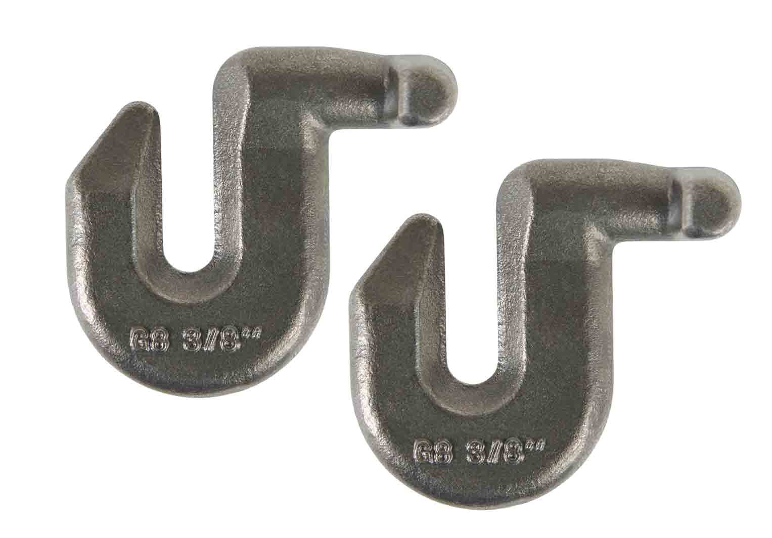 Heavy-Duty 2-Pack G80 Clevis Hooks With Safety Lock - 2460 Lbs Capacity For Serious Lifting & Towing Jobs