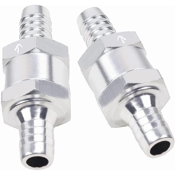 2 Pack 3/8 Inch Fuel Non Return One Way Check Valve Petrol Diesel