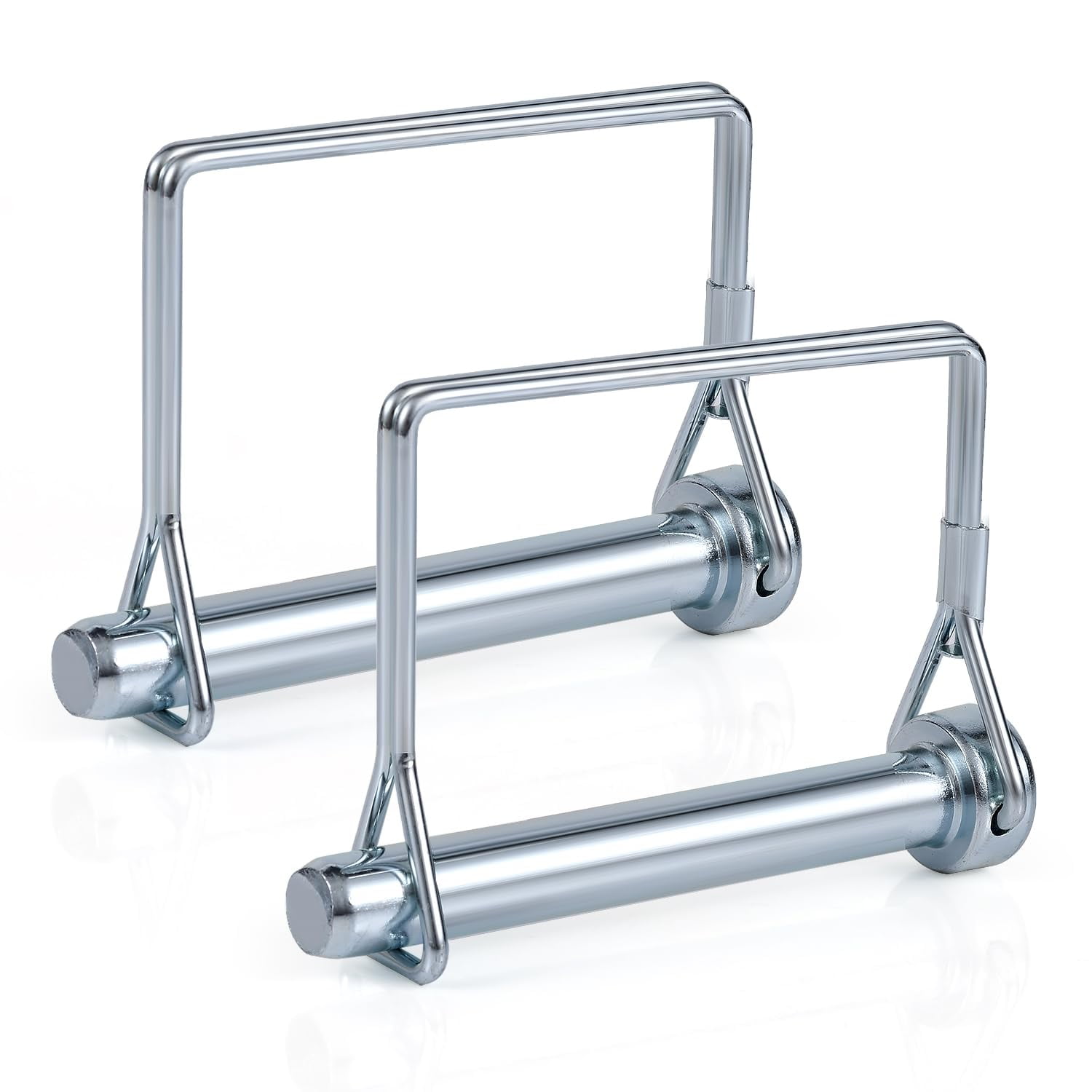 2 Pack 3/8 x 2-3/4 Inch Trailer Coupler Pin, Zinc Plated Heavy Duty ...