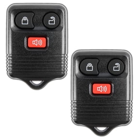 2-Pack 3-Button Replacement Keyless Entry Remote Key Fob, Compatible with 20052015 F150, Explorer, Ranger, Mustang, Lincoln, and Vehicles