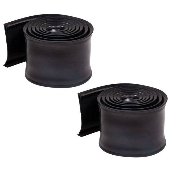 2 Pack 3" Fuel Tank Strap Isolator for Semi Trucks - 6 ft. Length, Black