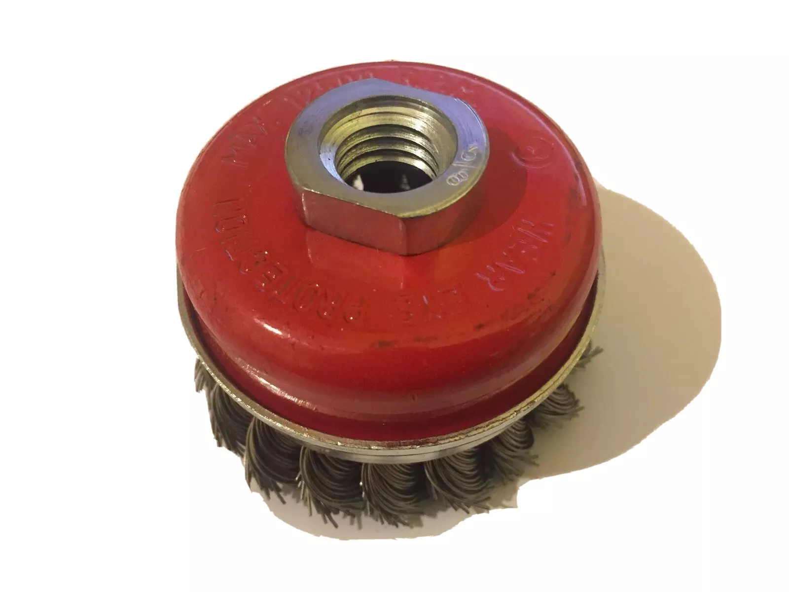 Twist Knotted Brush For Grinder NORJIN 5 Pack 4 Inch Wire Wheel Brushes - Twist Knotted For Angle Grinders With 5/8-11 Thread Knotted Wire Brush - View #4