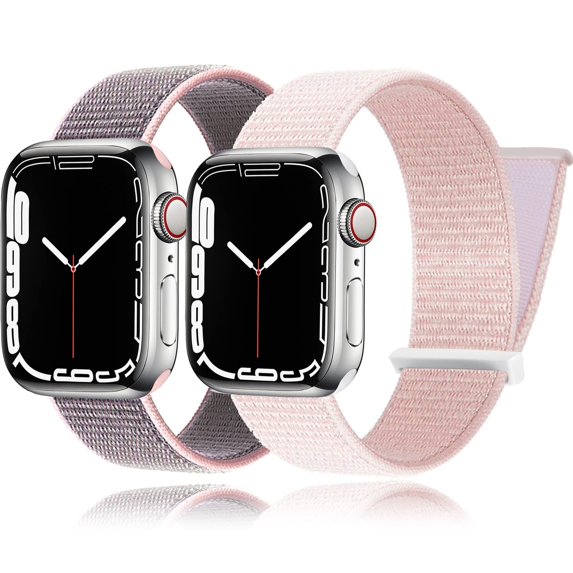2 Pack/3 Pack Stretchy Nylon Solo Loop Bands for Apple Watch Bands 38mm 40mm 41mm 42mm 44mm 45mm, Adjustable Braided Sport Elastic Straps Women Men Wristbands for iWatch Series 7/6/5/4/3/2/1 SE