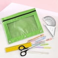 thumbnail image 1 of 2-Pack 3 Ring Pencil Pouch for Binder, Oxford Fabric Large Capacity Pen Case with Zipper for Back to Class, 1 of 9
