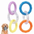 thumbnail image 1 of 2 Pack 3-Rings Puller Dog Chew Toy, 2026 Chew Toy for Dogs, Interactive Ring Pull Toy for Training and Teeth Cleaning, Outdoor Puppy Toss Ring for Small Medium Large Dogs, 1 of 6