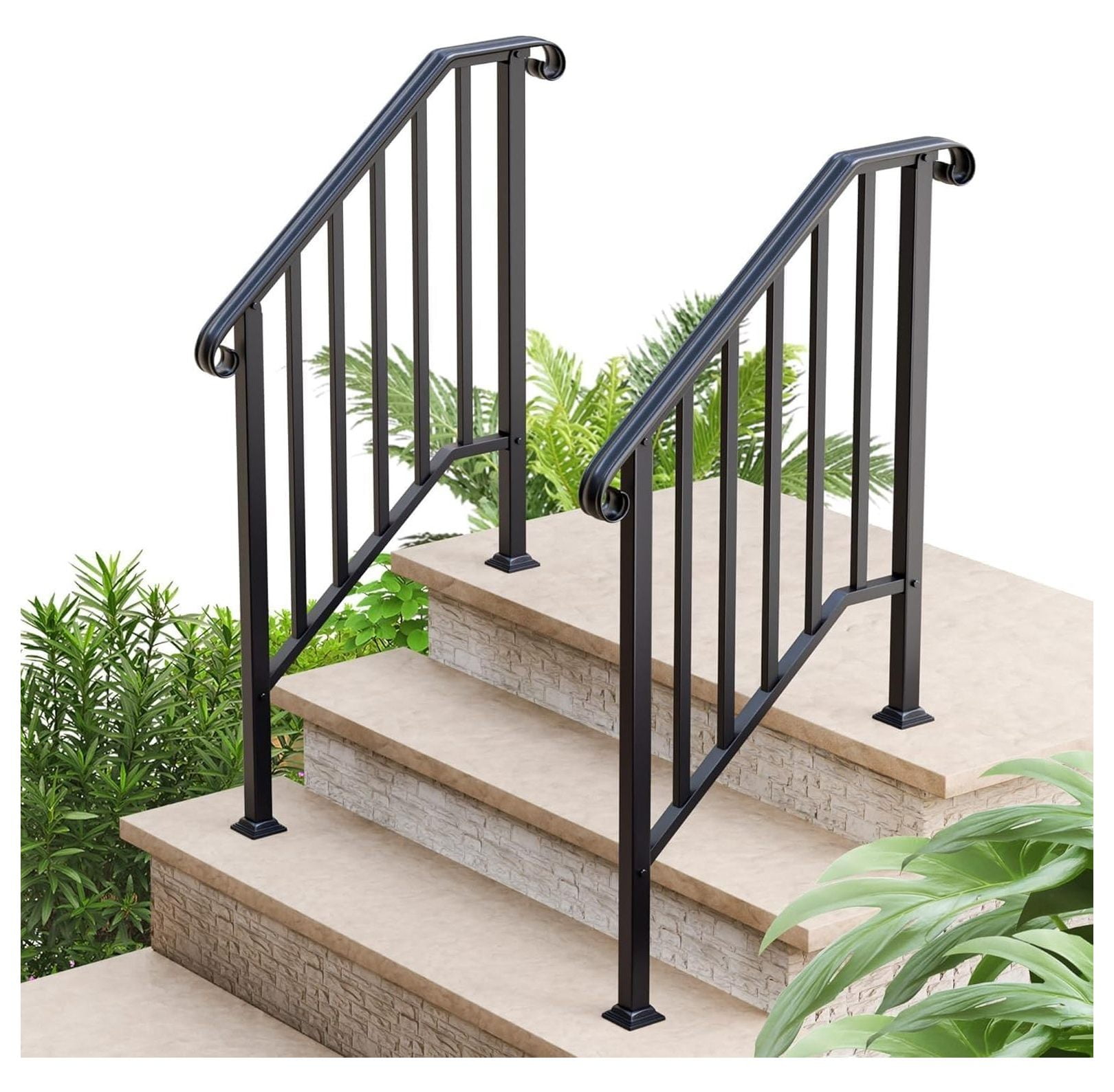 Outdoor Metal Handrails Drawings Steps Outdoor Metal Handrail Stairs