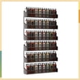 thumbnail image 1 of 2 Pack 3 Tier Spice Rack Organizer Wall Mount Shelf Storage Holder for Kitchen, Bronze, 1 of 7