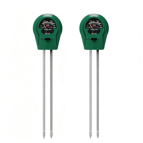 2 Pack 3-in-1 Soil Tester - Professional pH, Moisture & Light Meter for Garden, Lawn, Farm & Indoor Plants - Accurate Soil Analysis Tool for Healthy Plant Growth