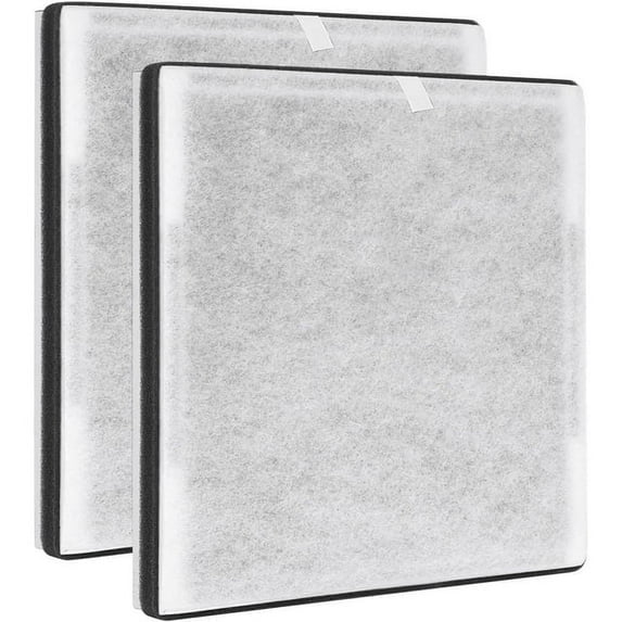 2 Pack 3-in-1 True HEPA Replacement Filter for Pure Enrichment PureZone Air Purifier, 2 H13 HEPA Filter & 2 Activated Carbon Prefilters, Replace PEAIRFIL