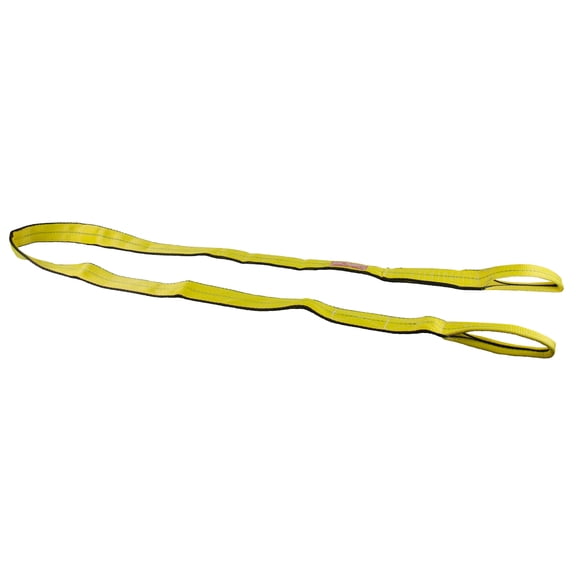 (2 Pack) 3" x 16 ft Web Sling Twisted Eye & Eye 2-Ply Tow Strap Lifting 8800# WLL Vertical