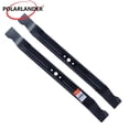 thumbnail image 1 of 2-Pack 30" Mulching Blades for Troy-Bilt TB30, Craftsman R1000/R110, Cub Cadet CC30 – OEM 942-04385 Replacement, 6-Point Star Center Hole, 1 of 13