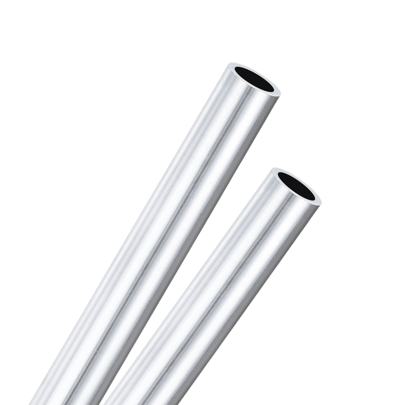 TOP-VIGOR 6063 Aluminum Round Tube - 16mm OD, 12mm ID, 300mm Length Seamless Pipe For DIY & Industrial Projects