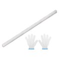 thumbnail image 1 of 2 Pack 304 Stainless Steel Flat Bar 1/4" Thickness, 3/8" Width, 12" Length, Brushed Finish Trim Strips Sheet, 1 of 5