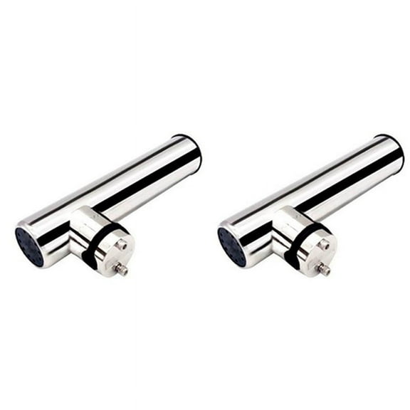 2 Pack 316 Stainless Steel Boat Fishing Rod Holder Brackets for Rails 18-26mm Sail Boat Parts
