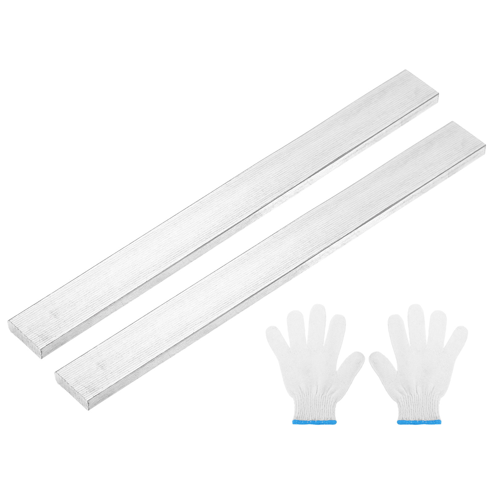 2 Barres Plates En Acier Inoxydable 316L - 1/8" X 1-3/16" X 12", Neuves, Marque Uxcell