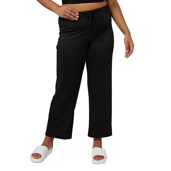 32 Degrees Women's Cool Lightweight Relaxed Fit Sleep Pant - Black - X-Small