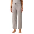 thumbnail image 1 of 2 Pack 32 Degrees Women's Cool Lightweight Relaxed Fit Sleep Pant - Ghost Grey Heather - Medium, 1 of 4
