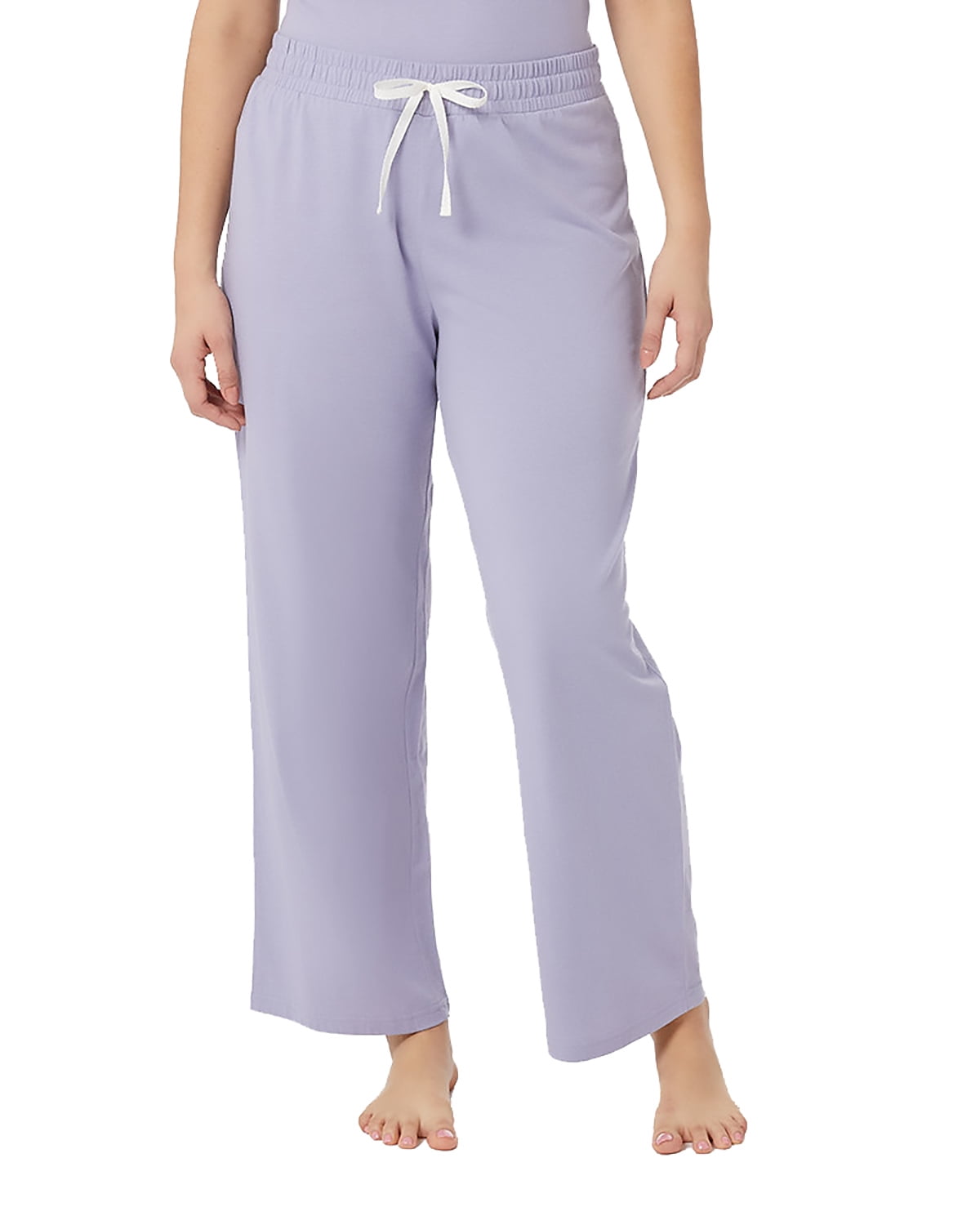 2 Pack 32 Degrees Women's Cool Lightweight Soft Cotton Sleep Pant - Icy  Blue - X-Large 