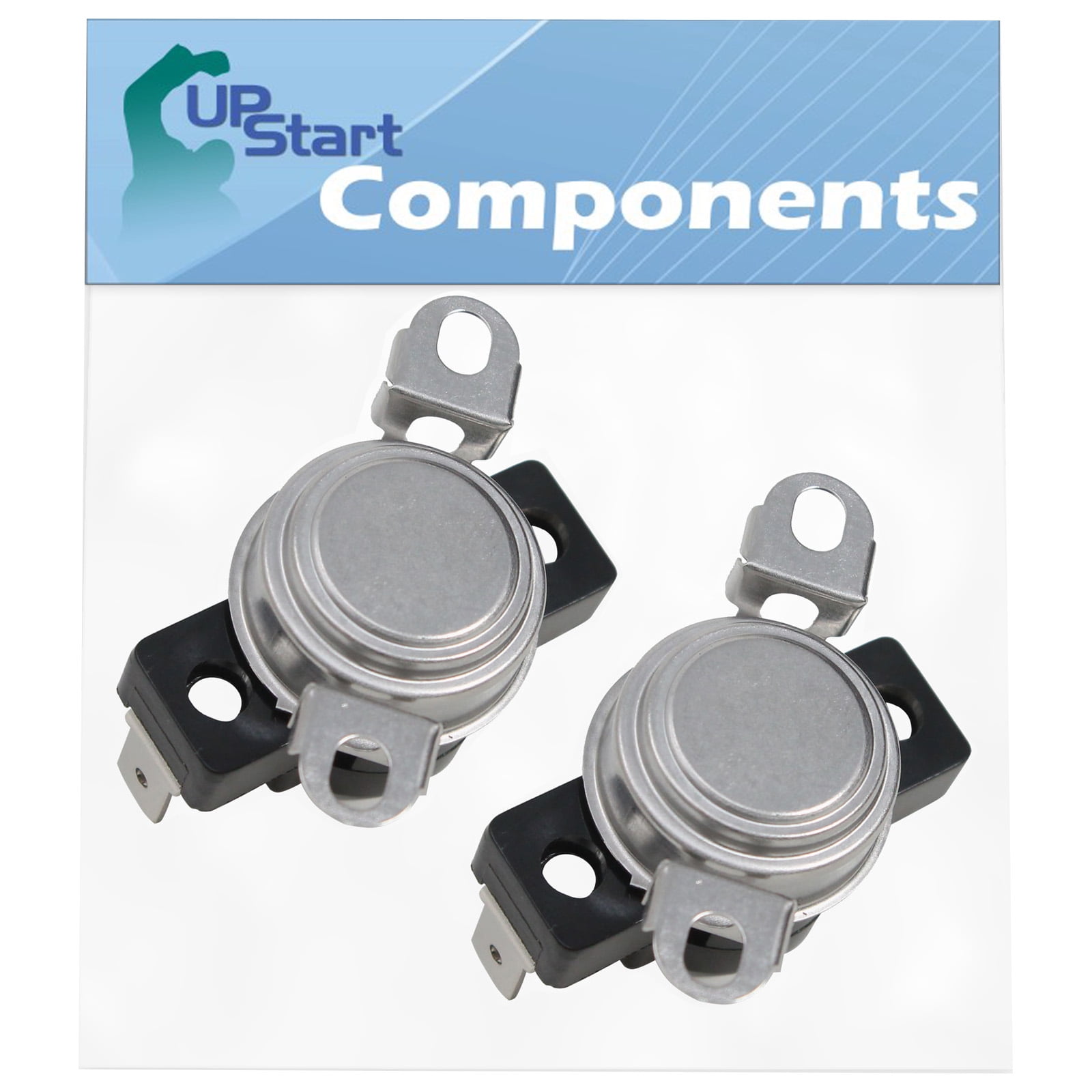 2 Pack 3204267 Dryer High-Limit Thermostat Replacement for Frigidaire Fex831cs0, Frigidaire Fex831fs4, Electrolux Eied55hiw0, Frigidaire Gleq2152es1, Frigidaire Feq332es0, Electrolux Eimed60lt3