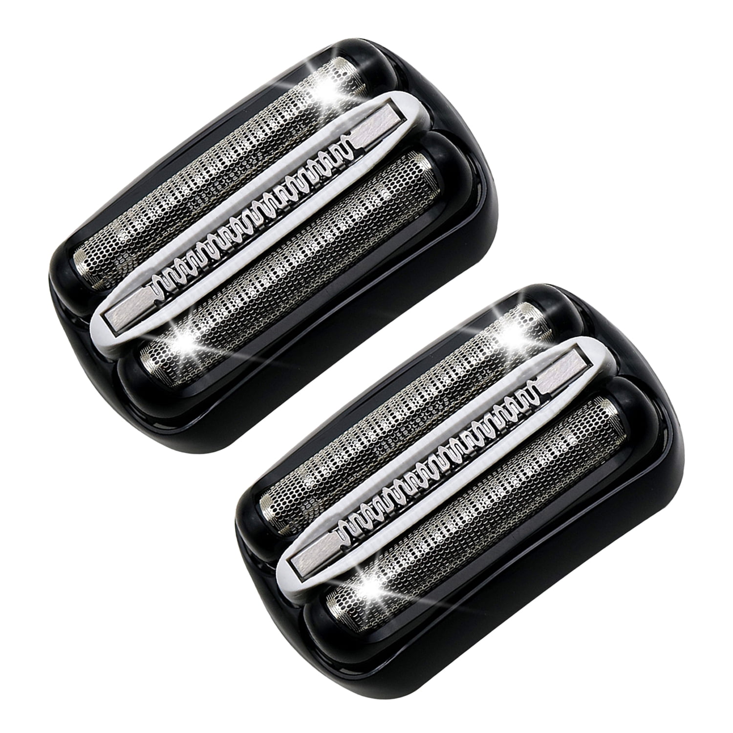 2-Pack 32B Electric Shaver Replacement Heads for Series 3, Compatible with 320, 330, 340, 350CC Series Electric, Black