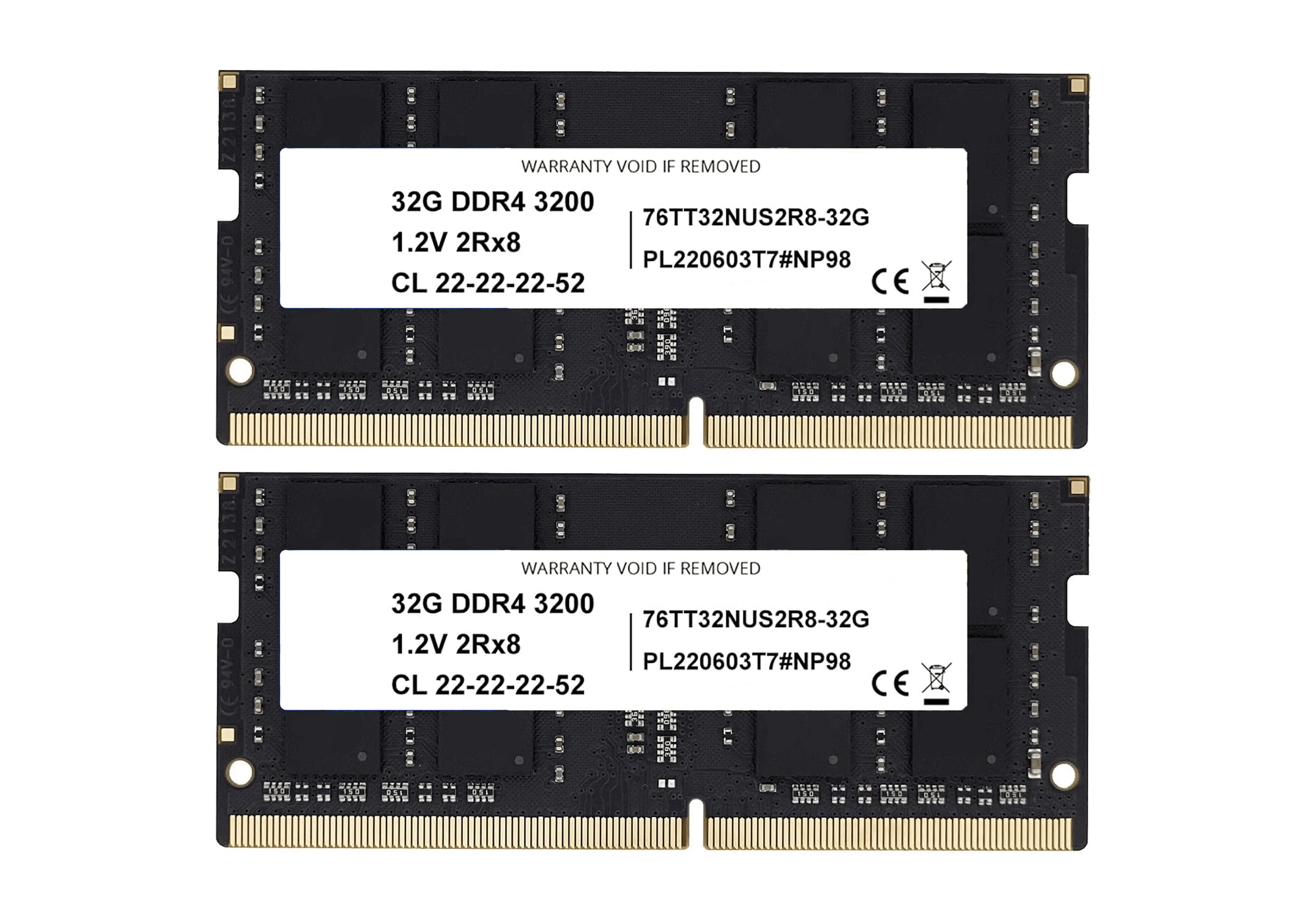 64GB SODIMM DDR4 Memory Modules