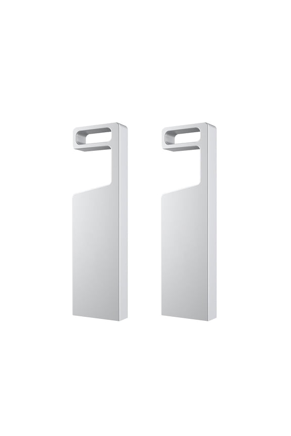 2 Pack 32GB Flash Drive TOPESEL USB 2.0 Memory Stick Pen Drive Thumb Drives with Keychain