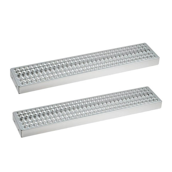 2 Pack 34" x 7-1/8" x 2" Bolt-On Aluminum Bottom Fuel Tank Step Fits Peterbilt Replaces 11-04006-0750, 11-03984-0753