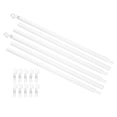 thumbnail image 1 of Uxcell 2 Pack 35" Blinds Wand Replacement, Combinable Blinds Tilt Wand with Hook, Vertical Blind Rod Stick for Window Curtain Opener Accessory, White, 1 of 7