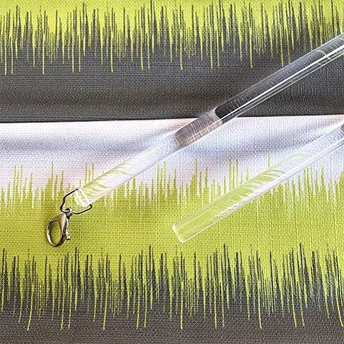 2 Pack 36 Inch Universal Drapery Pull Rod Invisible Clear Curtain Wand for Easier Opening and Back (Acrylic, 36")