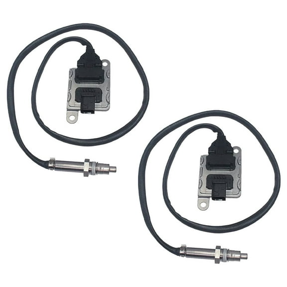 2 Pack Outlet NOx Sensor 12V for Freightliner, KW, Peterbilt, Cummins ISX 15.0L 11.9L Engine, Replaces 4326874, 4326874RX, 28729846, 1954665, 5WK96741B, 5WK96741 OEM