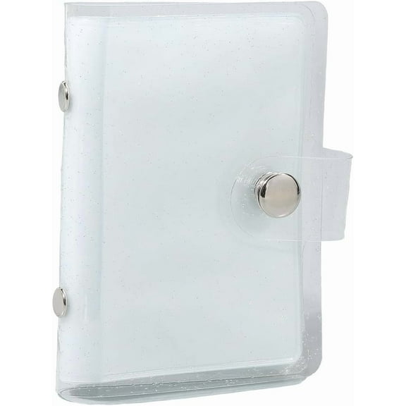 2 Pack 36 Pockets Instax Mini Picture Album Wallet Photo Book 4 x 3 Inch Rectangle Polaroid Clear PVC Plastic Small Album Holder Cover for 3 Inch Pictures Photos Photocard Holder Storage diy