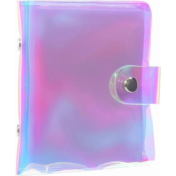 2 Pack 36 Pockets Mini Polaroid Picture Album Small Wallet Photo Book Rectangle 4.4 x 4 Inch Colorful PVC Plastic Instax Album Book Holder