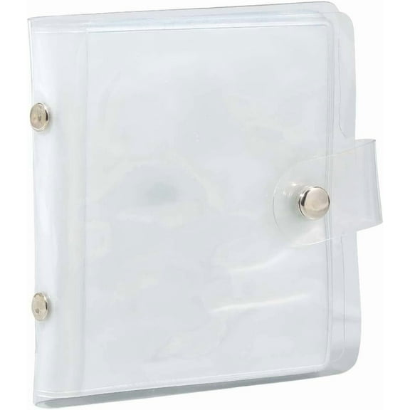 2 Pack 36 Pockets Mini Polaroid Picture Pocket 4x3 Inch Picture Album PVC Clear Rectangle Instax Photo Book Binder Storage for Instax Photocard Polaroid Snap Instant Print Digital Cameras Clear DIY