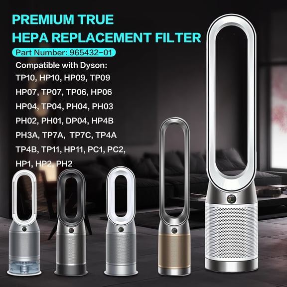 2 Pack 360 ° Combi 2-in-1 True HEPA + Carbon Replacement Filter for TP10 HP10 HP09 TP09 HP07 TP07 TP06 HP06 PH04 PH03 PH02 PH01 DP04 HP4B PH3A TP7A TP7C TP4A TP4B PC1 HP1 TP11 HP11 Purifier