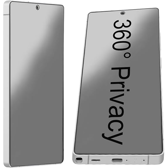 2 Pack 360 Degree Privacy Matte Screen Protector for Samsung Galaxy S25 Ultra Anti-spy Anti glare Tempered Glass Flim 6.9 inch
