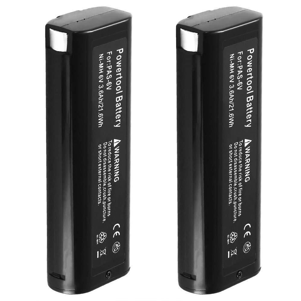 2 Pack 3600mAh 6V Battery Compatible with Paslode 404717 B20544E BCPAS ...