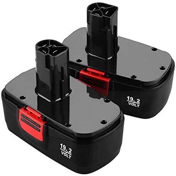 2 Pack 3600mAh C3 Ni-Mh Replacement Battery Compatible with Craftsman 19.2 Volt DieHard 130279005 315.113753 315.115410 315.11485 1323903 120235021 130235021 11375 11376 19.2V Cordless Drill Batt
