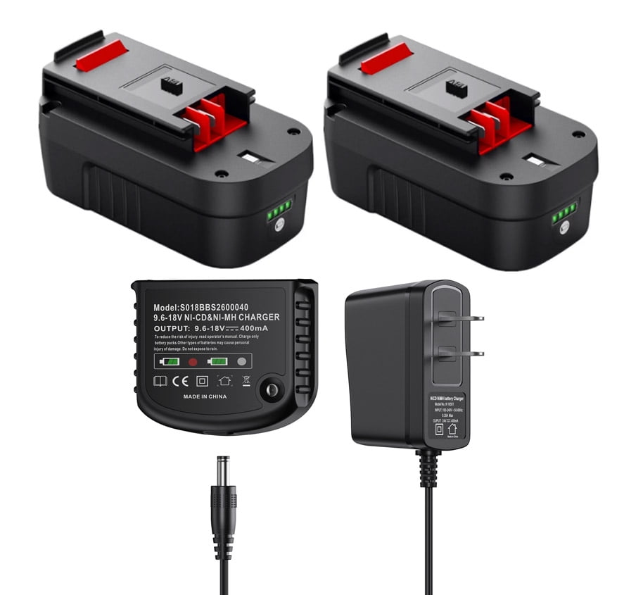Black & decker firestorm 18v battery charger hotsell