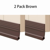 2 Pack 39inch Door Draft Stopper Sweep Weather Stripping Noise Blocker Under Door Draft Stopper, Door Sweep for Bottom of Door