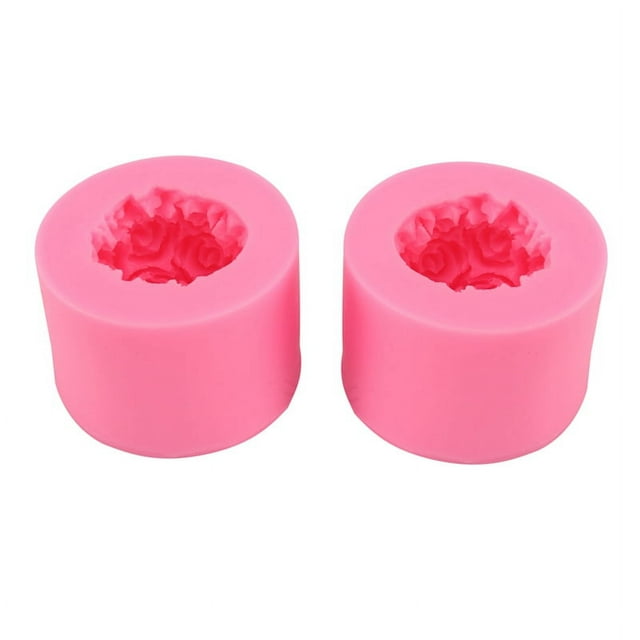 2 Pack 3D Ball Candle Mold Soap Mold, Silicone Mold for DIY Candle