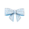 thumbnail image 1 of 2 Pack 3D Pearl Bow Christmas Ornaments, Non‑Woven Fabric Beaded Hanging Bow Decor for Christmas Tree, Wreath, Gift Box & Holiday Home Decor, 1 of 8