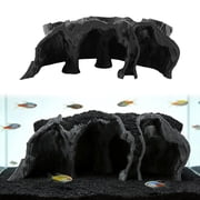 2 Pack 3D Printed Aquarium Natural Tunnel & Cave, Fish Cave for Aquarium